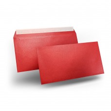 Конверт дизайнерский<br>BUKLET Spica Metallics Red Красный<br>120 г/м2